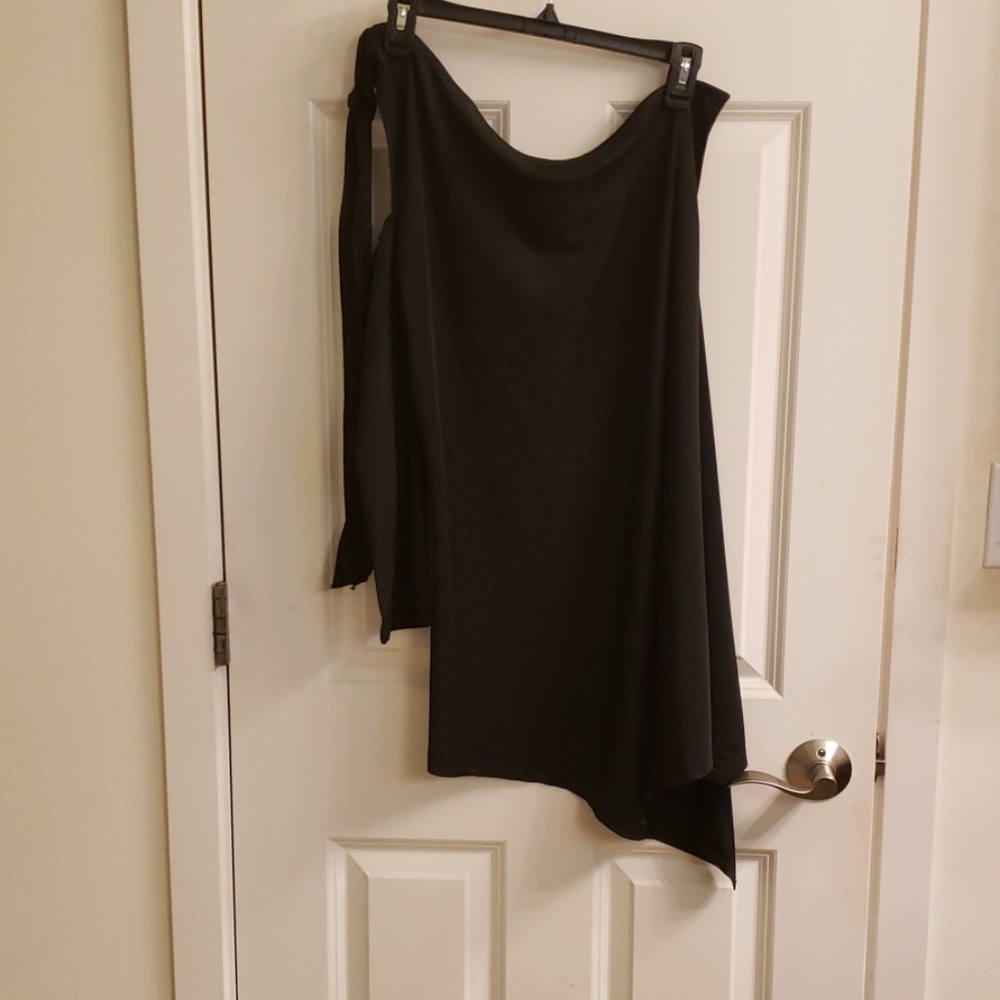 Sexy black short dress